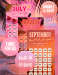 Q3 Summer Challenge Bundle 🌴 (3 Months) | Instant Download