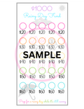 Rainy Day $1000 Savings Challenge | Instant Download